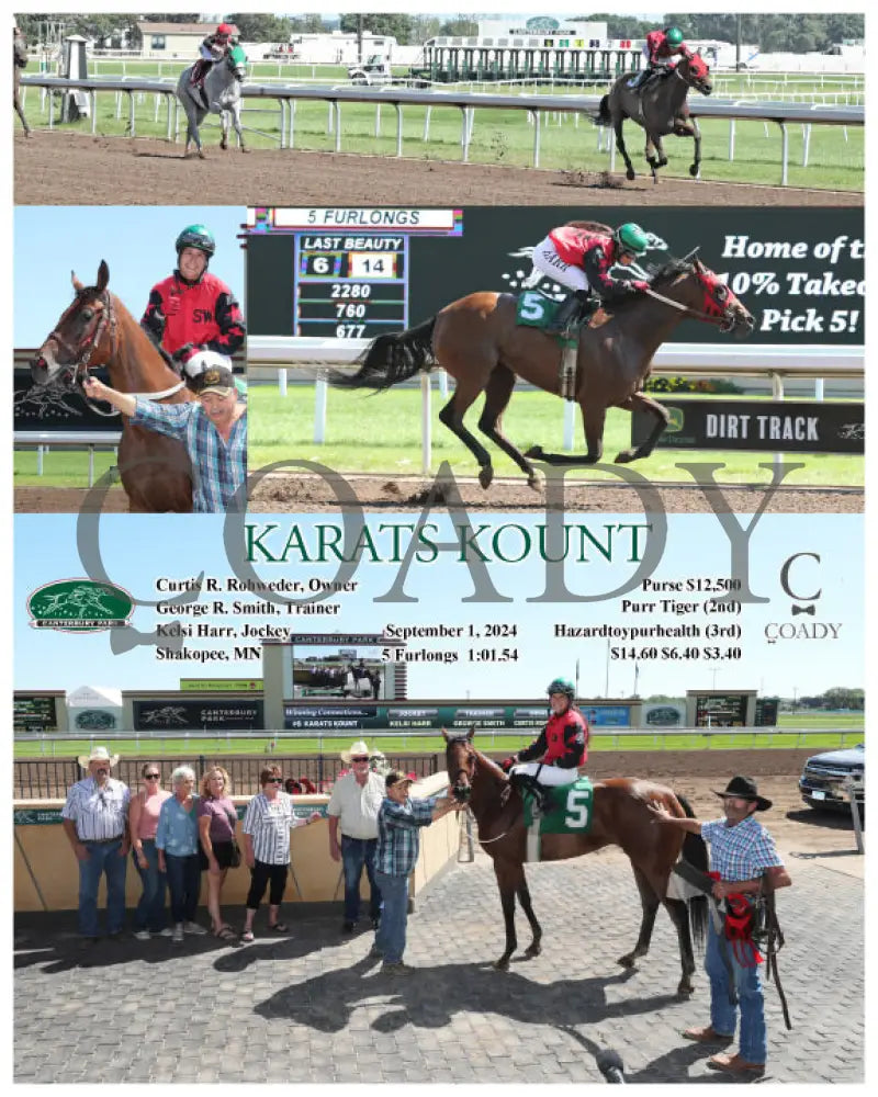 Karats Kount - 09-01-24 R02 Cby Kentucky Downs