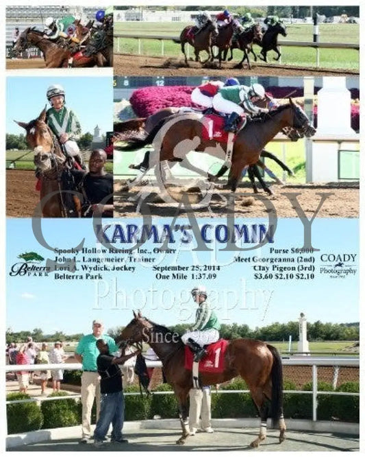 Karma’s Comin - 092514 Race 05 Btp Belterra Park