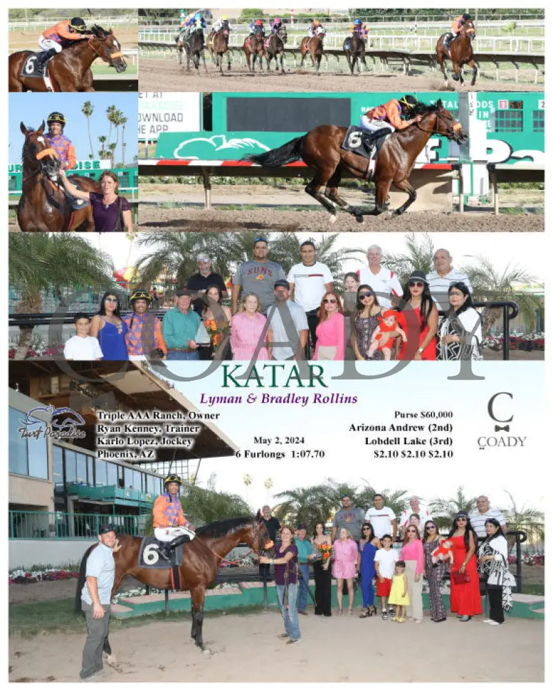 Katar - Lyman & Bradley Rollins 05-02-24 R10 Tup Turf Paradise