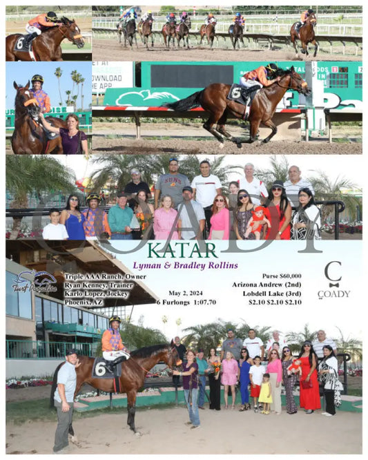 Katar - Lyman & Bradley Rollins 05-02-24 R10 Tup Turf Paradise