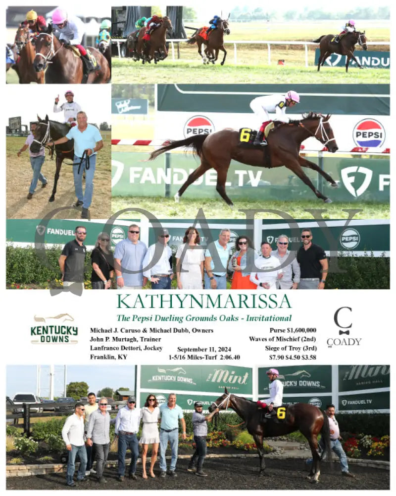 Kathynmarissa - The Pepsi Dueling Grounds Oaks Invitational 09-11-24 R09 Kd Kentucky Downs
