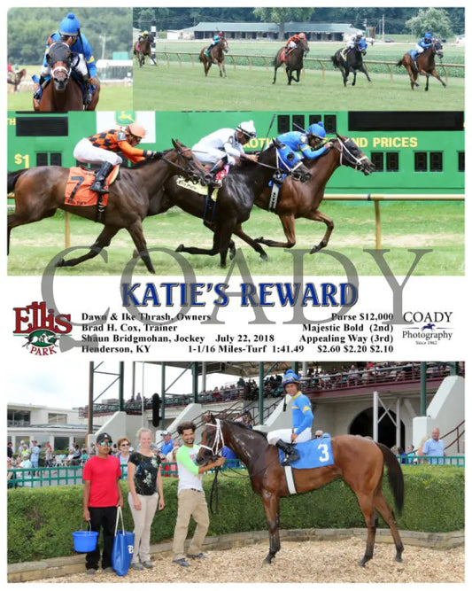 Katie’s Reward - 072218 Race 04 Elp Ellis Park