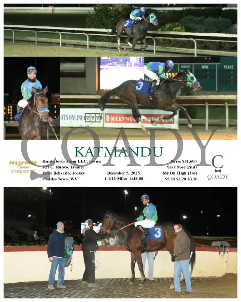 KATMANDU - 12-05-25 - R02 - CT Hollywood Casino at Charles Town Races
