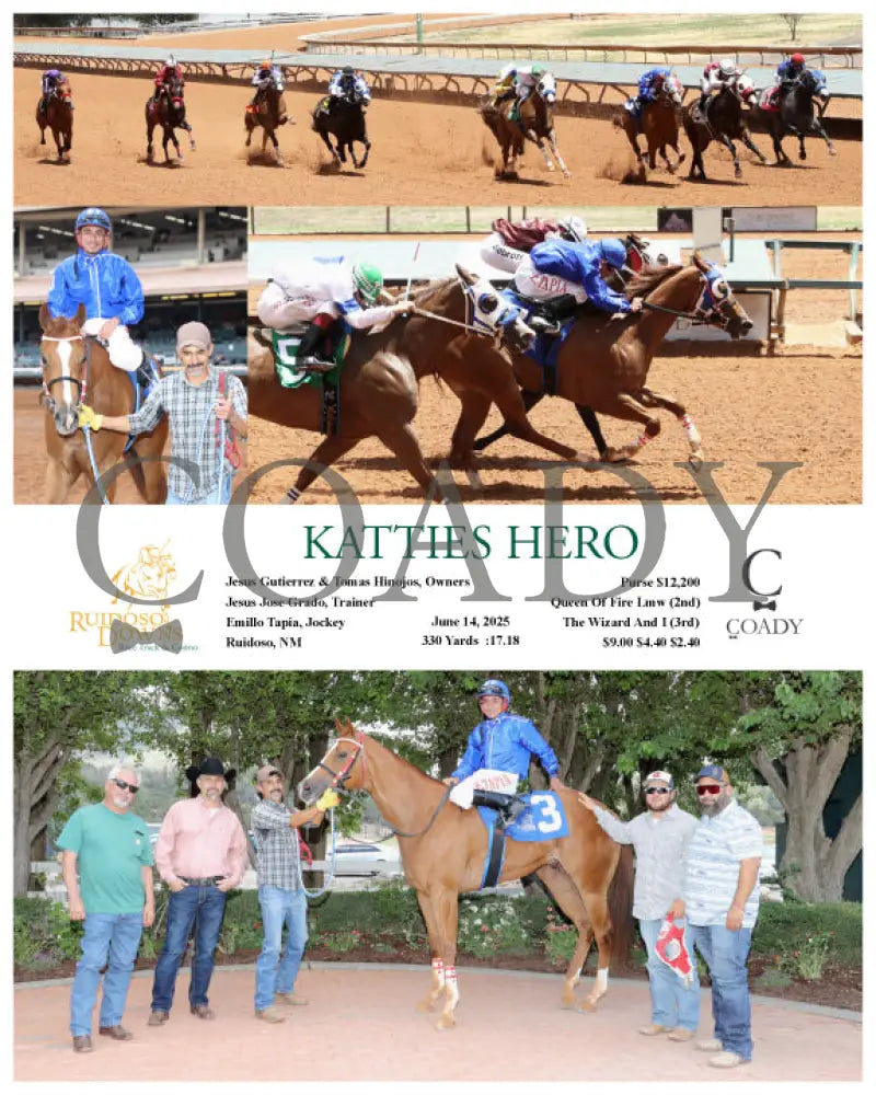 KATTIES HERO - 06-14-25 - R02 - RUI Ruidoso Downs