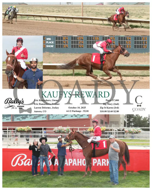 KAUFYS REWARD - 10-10-25 - R03 - ARP Arapahoe Park
