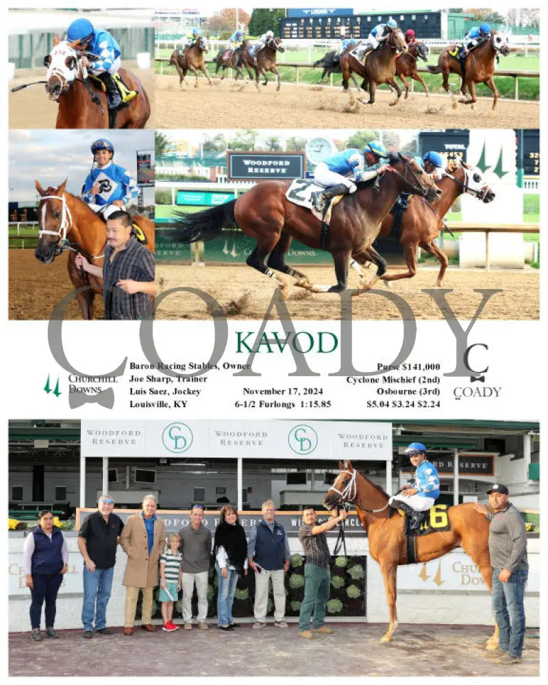 Kavod - 11-17-24 R08 Cd Churchill Downs