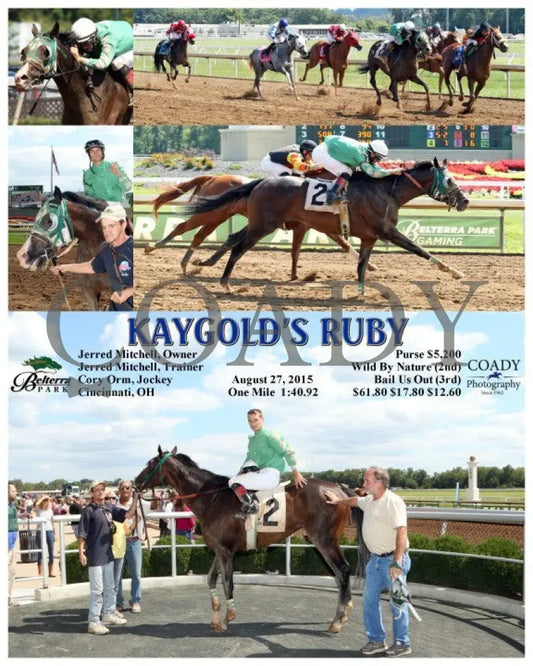 Kaygold’s Ruby - 082715 Race 03 Btp Belterra Park
