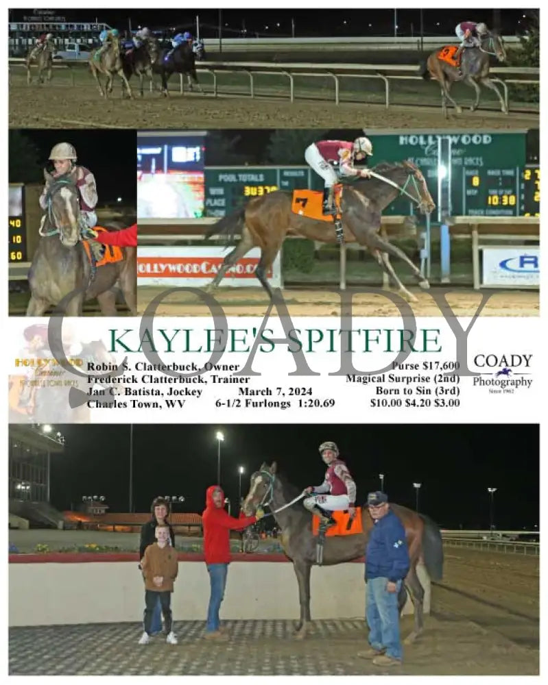 Kaylee’s Spitfire - 03 - 07 - 24 R08 Ct Hollywood Casino At Charles Town Races