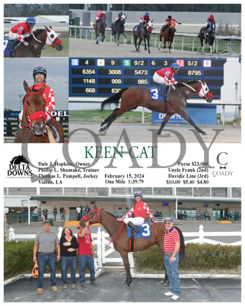 Keen Cat - 02 - 15 - 24 R01 Ded Delta Downs