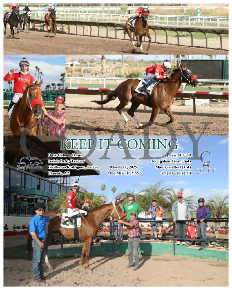 KEEP IT COMING - 03-11-25 - R07 - TUP Turf Paradise