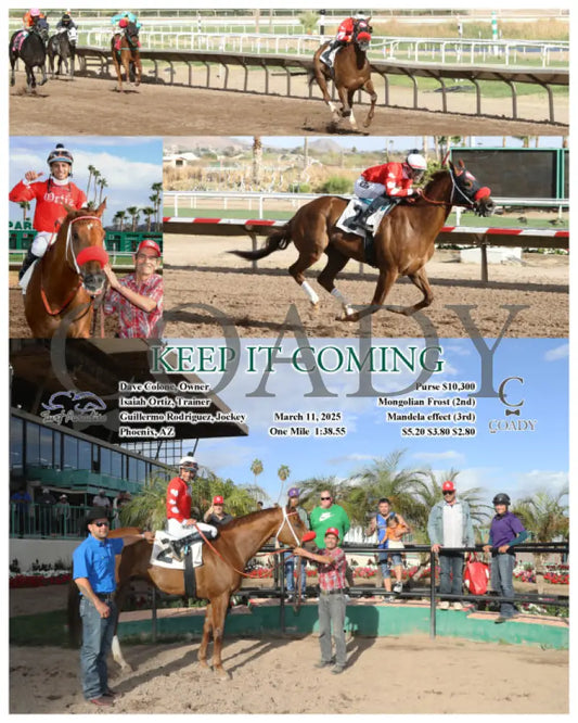 KEEP IT COMING - 03-11-25 - R07 - TUP Turf Paradise