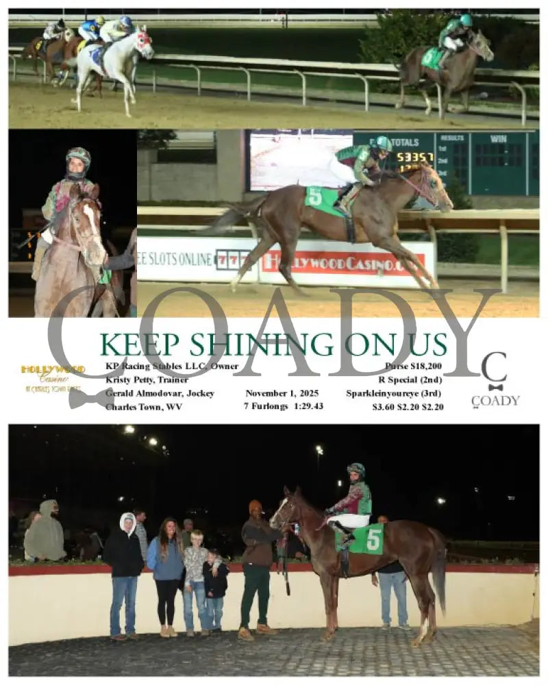KEEP SHINING ON US - 11-01-25 - R03 - CT Hollywood Casino at Charles Town Races