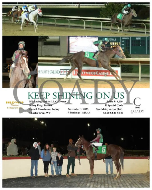 KEEP SHINING ON US - 11-01-25 - R03 - CT Hollywood Casino at Charles Town Races