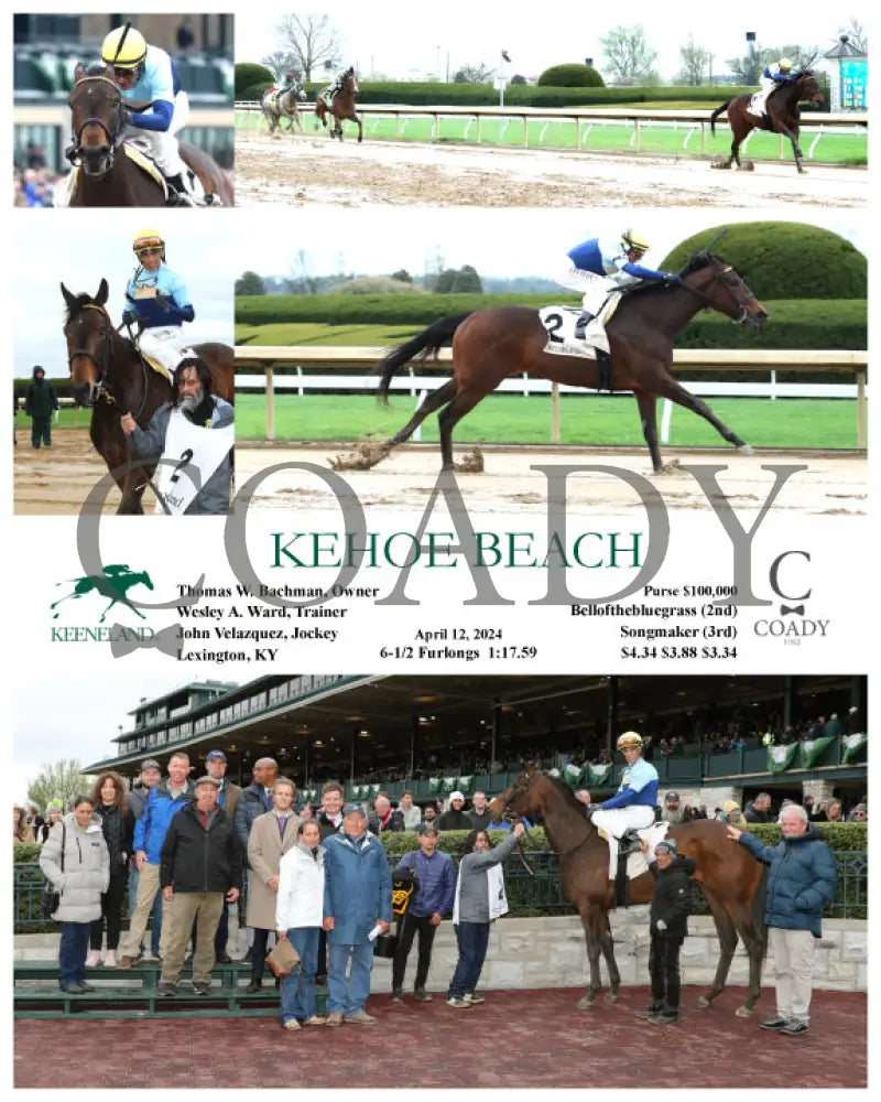 Kehoe Beach - 04 - 12 - 24 R06 Kee Keeneland