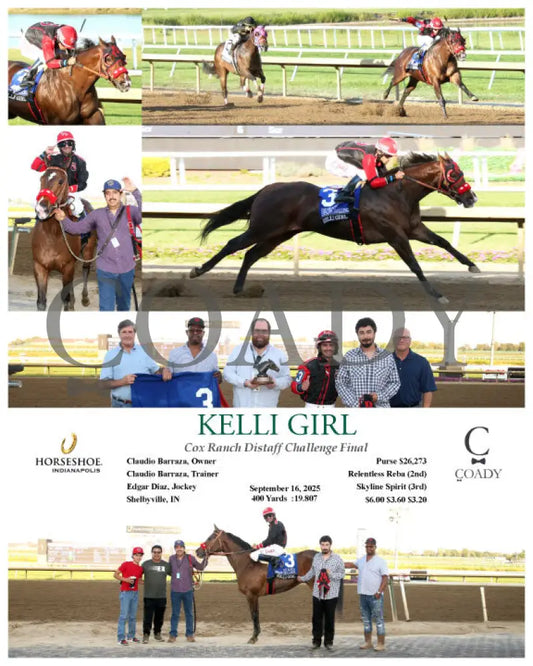 KELLI GIRL - Cox Ranch Distaff Challenge Final - 09-16-25 - R09 - IND Indiana Grand