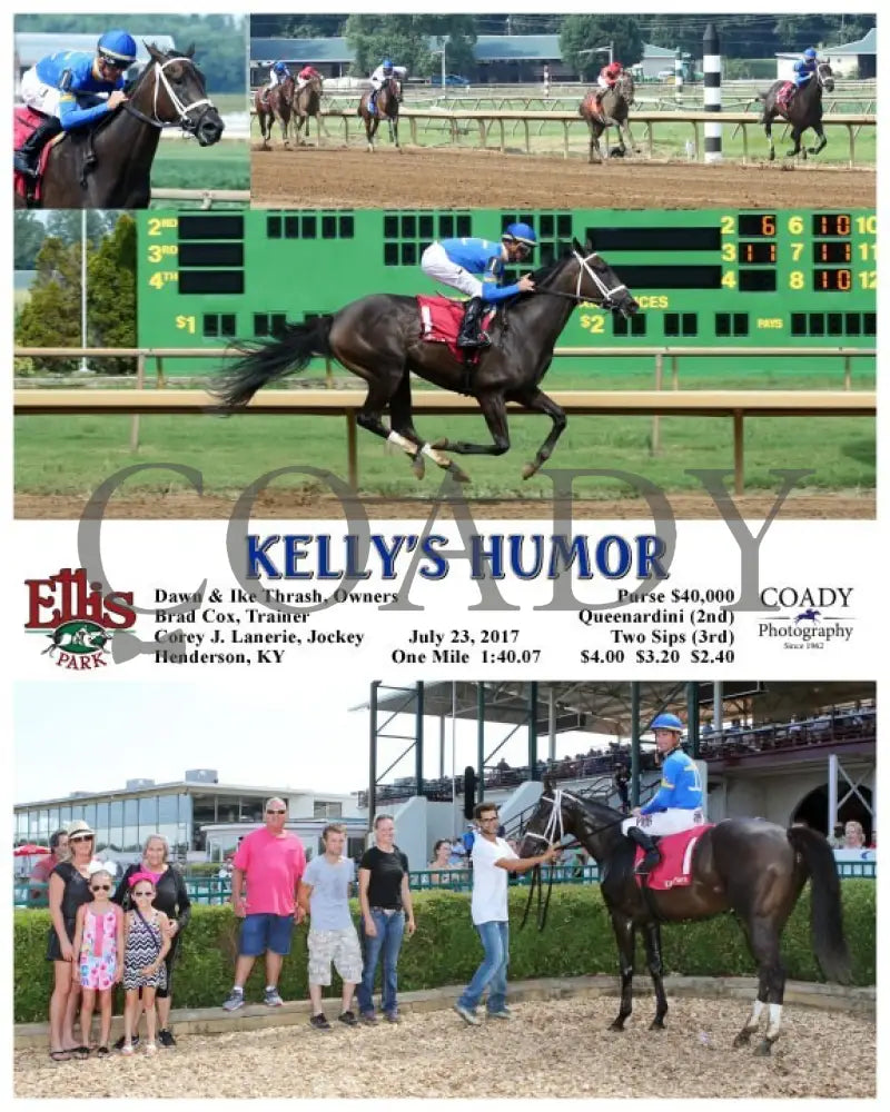 Kelly’s Humor - 072317 Race 07 Elp Ellis Park