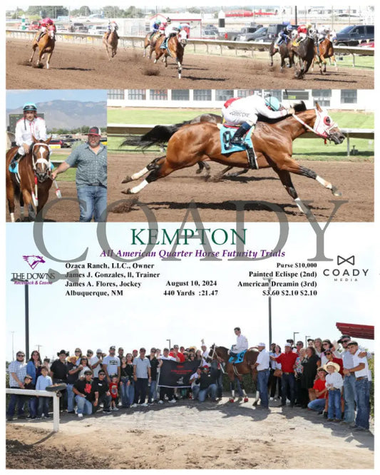 Kempton - All American Quarter Horse Futurity Trials 08-10-24 R10 Alb Downs At Albuquerque