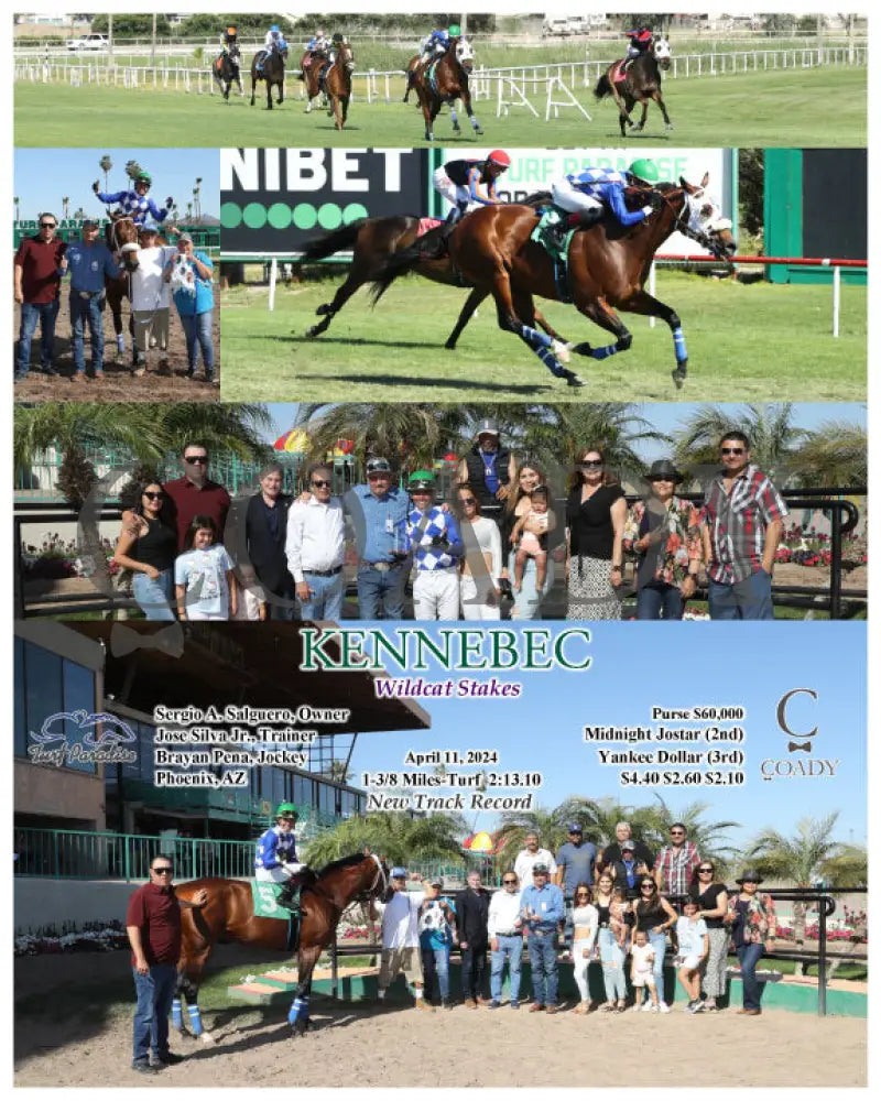 Kennebec - Wildcat Stakes 04 - 11 - 24 R06 Tup Turf Paradise
