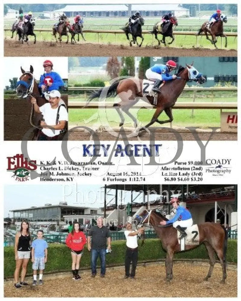 Key Agent - 081614 Race 07 Elp Ellis Park