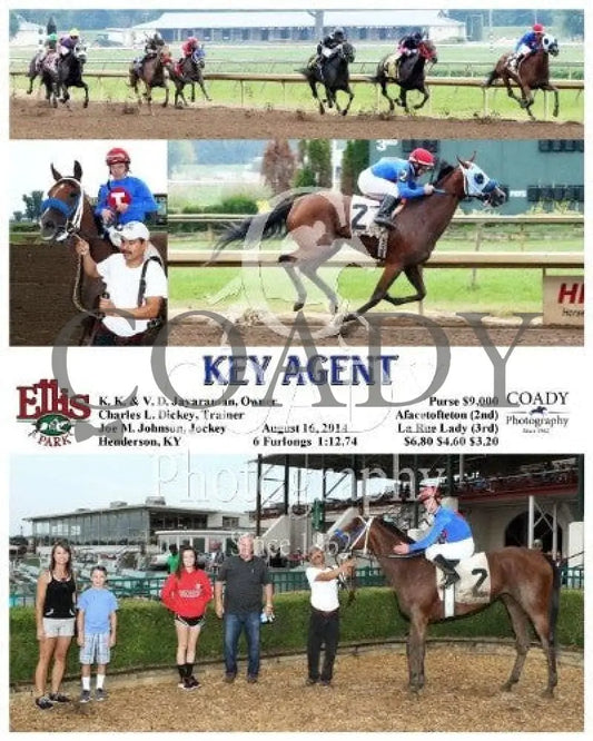 Key Agent - 081614 Race 07 Elp Ellis Park