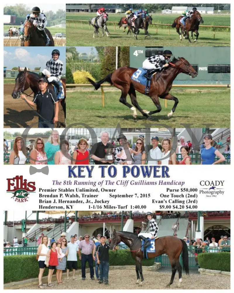 Key To Power - 090715 Race 08 Elp Ellis Park