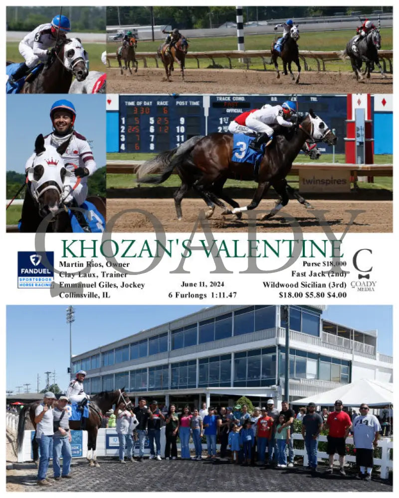 Khozan’s Valentine - 06-11-24 R06 Fan Fanduel Sportsbook Horse Racing