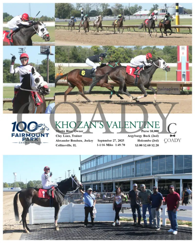 KHOZAN’S VALENTINE - 09-27-25 - R02 - FP Fanduel Sportsbook Horse Racing