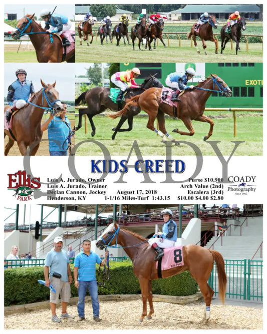 Kids Creed - 081718 Race 01 Elp Ellis Park