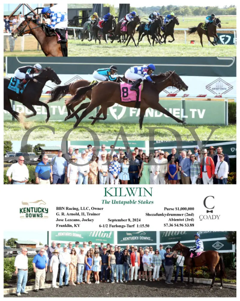 Kilwin - The Untapable Stakes 09-08-24 R08 Kd Kentucky Downs
