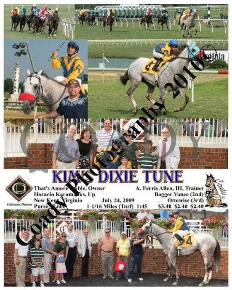 Kim S Dixie Tune - 7 24 2009 Colonial Downs