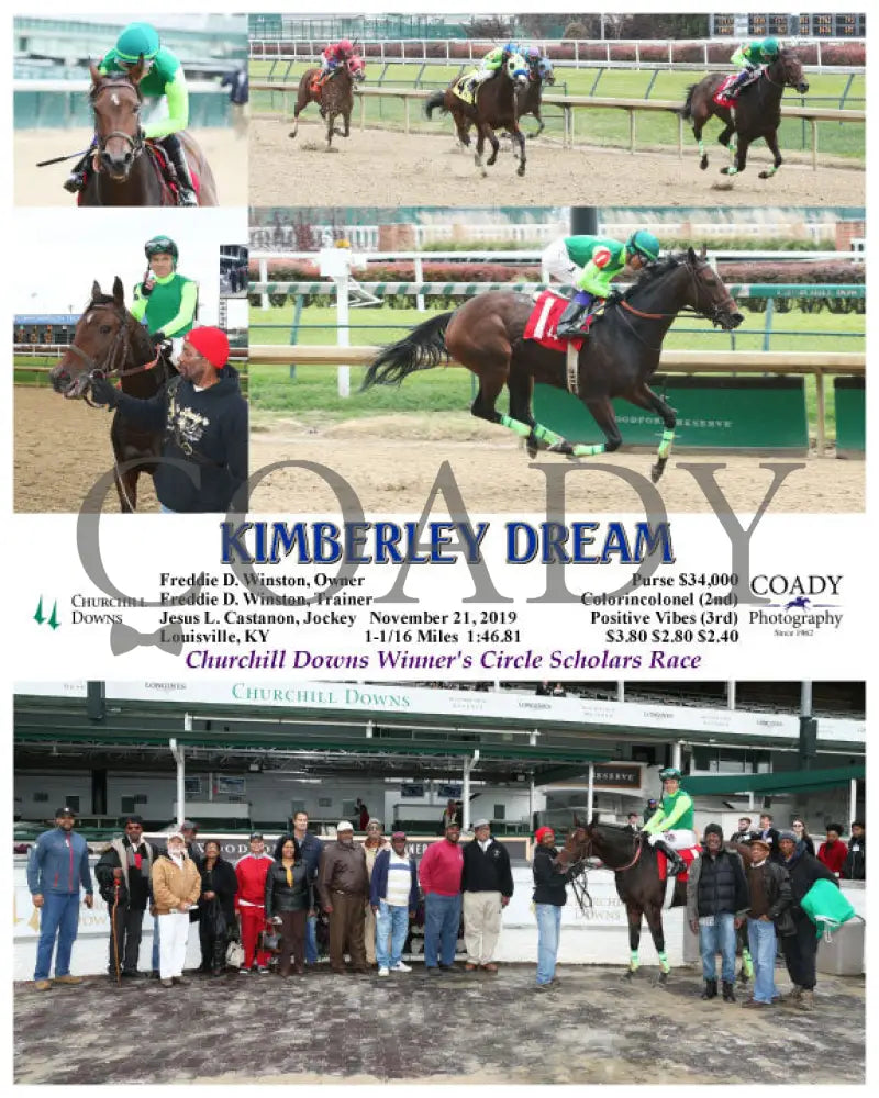 Kimberley Dream - 11-21-19 R03 Cd Churchill Downs