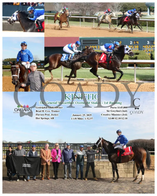 Kinetic - The General Macarthur Overnight Stakes 1St Running 01-25-25 R06 Op Oaklawn Park