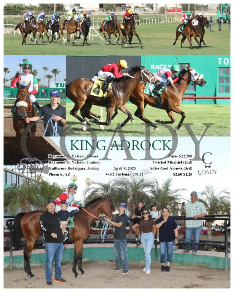 KING ADROCK - 04-08-25 - R10 - TUP Turf Paradise
