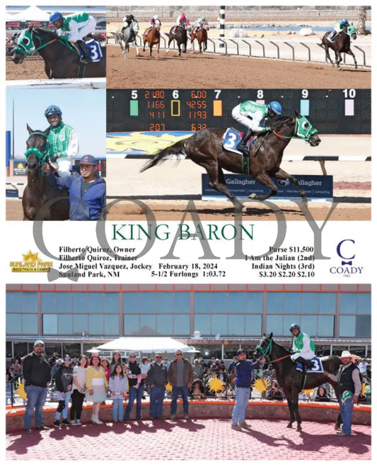 King Baron - 02-18-24 R01 Sun Sunland Park