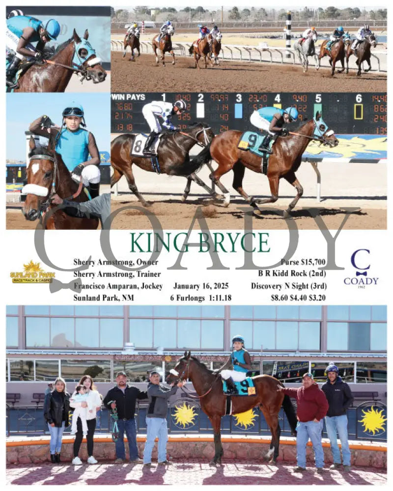 King Bryce - 01-16-25 R03 Sun Turfway Park