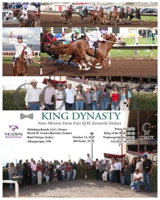 KING DYNASTY - New Mexico State Fair Q.H. Juvenile Stakes - 10-12-25 - R07 - ALB Downs at Albuquerque