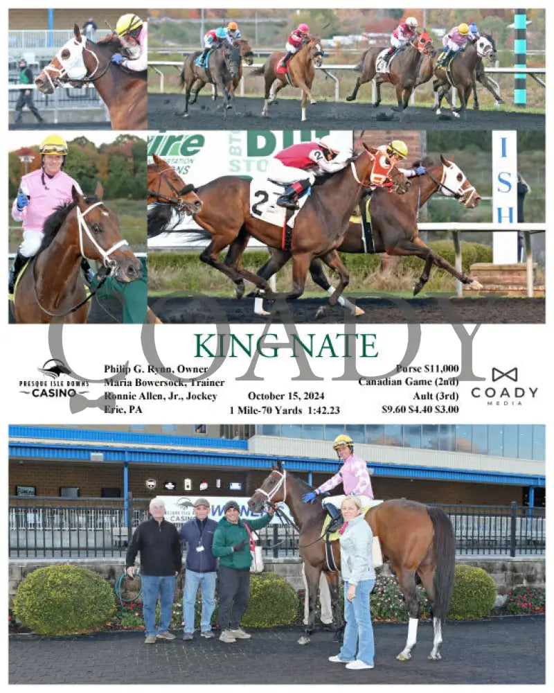 King Nate - 10-15-24 R08 Pid Presque Isle Downs