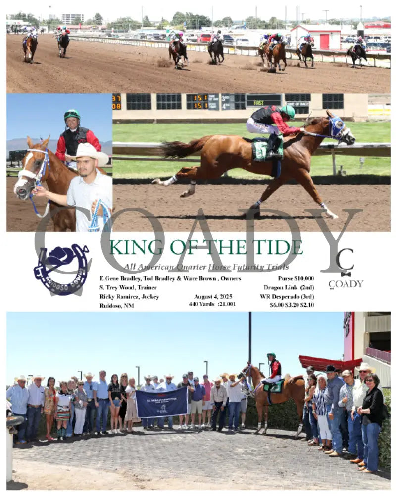 KING OF THE TIDE - All American Quarter Horse Futurity Trials - 08-04-25 - R07 - RUI Ruidoso Downs