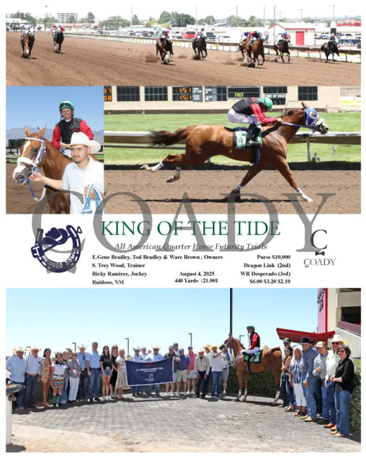 KING OF THE TIDE - All American Quarter Horse Futurity Trials - 08-04-25 - R07 - RUI Ruidoso Downs
