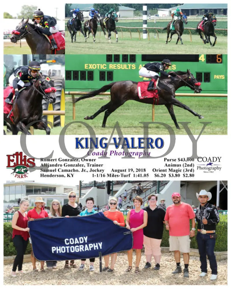 King Valero - 081918 Race 04 Elp Group Ellis Park