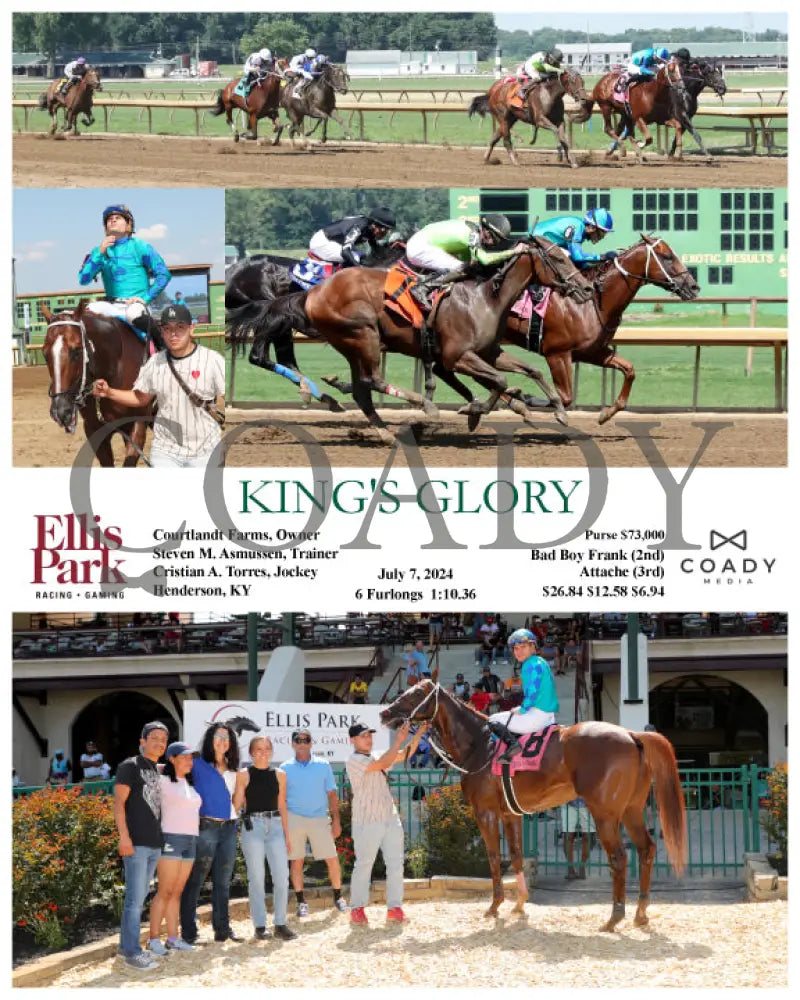 King’s Glory - 070724 Race 08 Elp Ellis Park