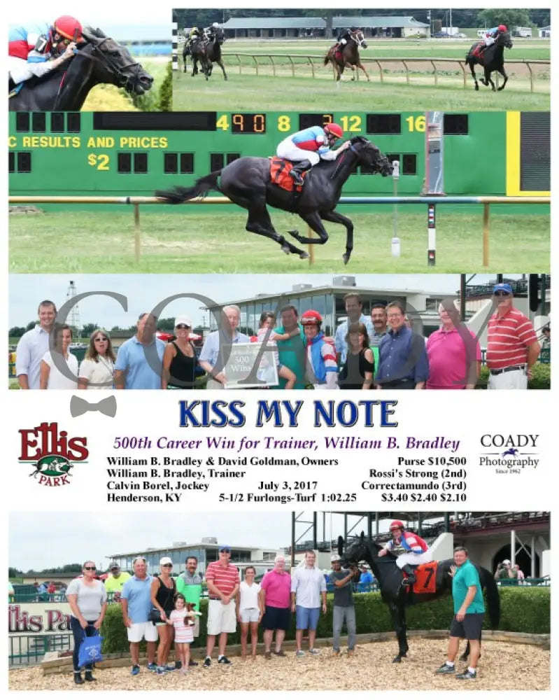 Kiss My Note - 070317 Race 01 Elp Ellis Park