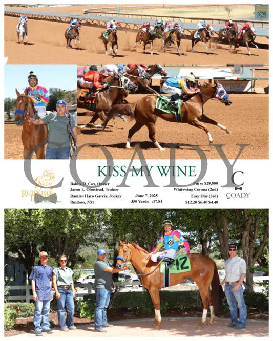 KISS MY WINE - 06-07-25 - R07 - RUI Ruidoso Downs