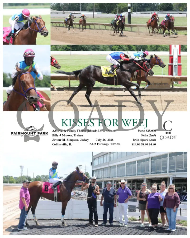 KISSES FOR WEEJ - 07-26-25 - R01 - FP Fanduel Sportsbook Horse Racing