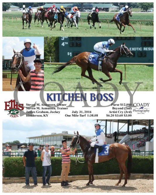 Kitchen Boss - 073116 Race 01 Elp Ellis Park