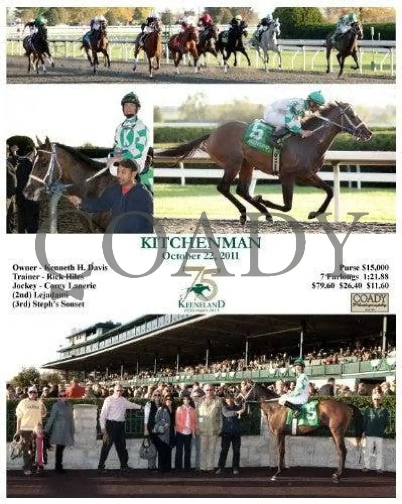 Kitchenman - 102211 Keeneland
