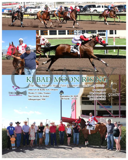 KJ BAD MOON RISING - The New Mexico State Fair Quarter Horse Derby Trials - 09-20-25 - R03 - ALB - Coady Media - Kurtis Coady Photography