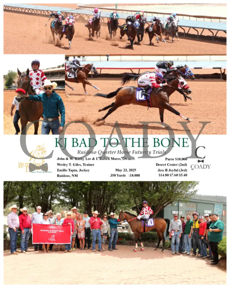 KJ BAD TO THE BONE - Ruidoso Quarter Horse Futurity Trials - 05-23-25 - R04 - RUI - Coady Media - Kurtis Coady Photography