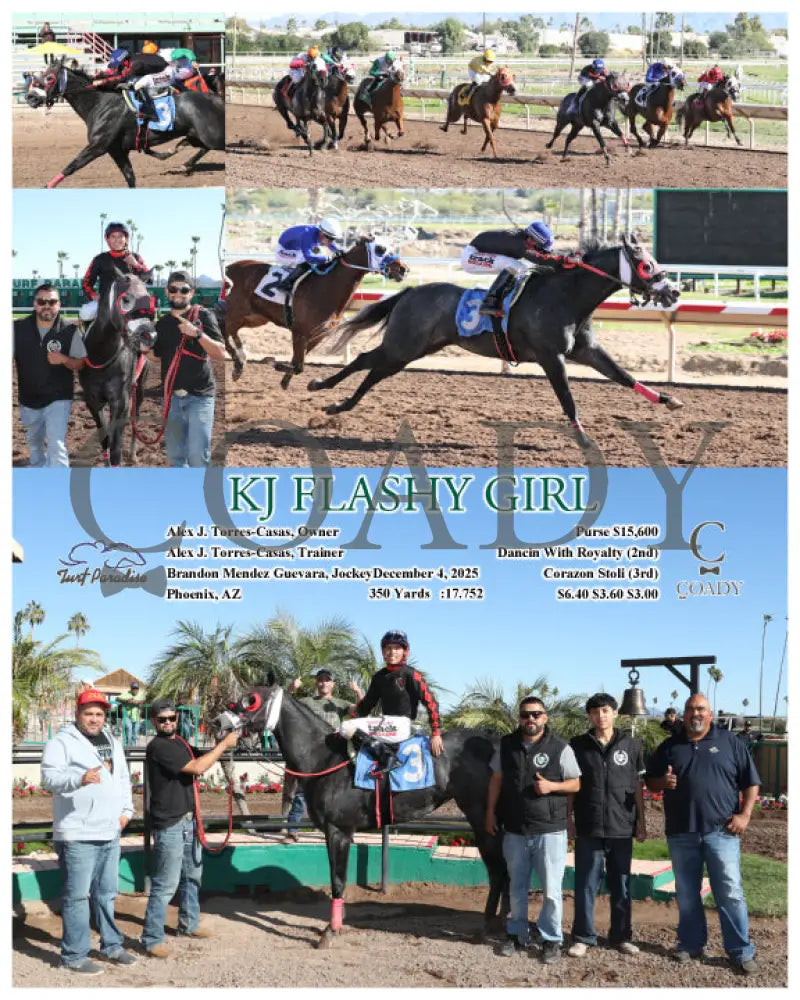 KJ FLASHY GIRL - 12-04-25 - R01 - TUP Turf Paradise