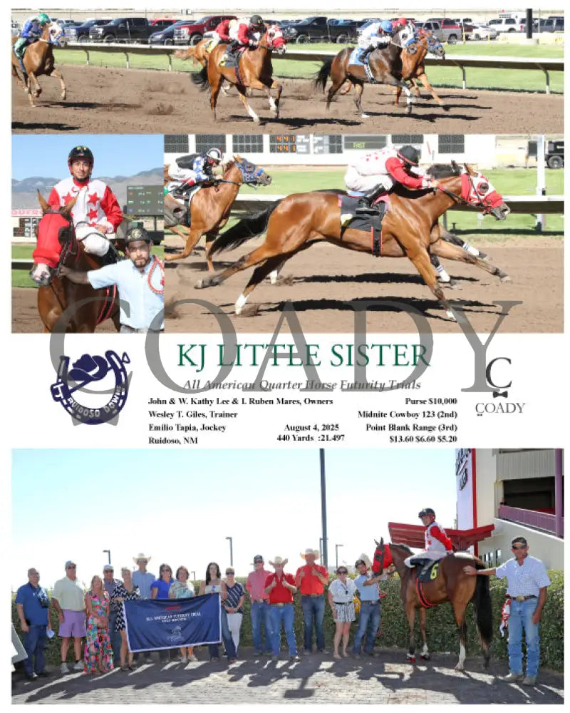 KJ LITTLE SISTER - All American Quarter Horse Futurity Trials - 08-04-25 - R13 - RUI Ruidoso Downs